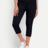 2 AngelFab Women Broad Black Capri