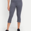 2 AngelFab Women Broad Grey Capri