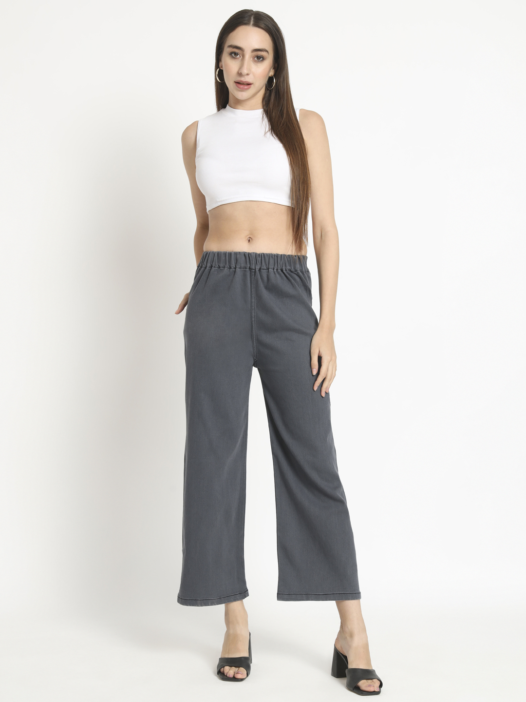 AngelFab Women Grey Jegging