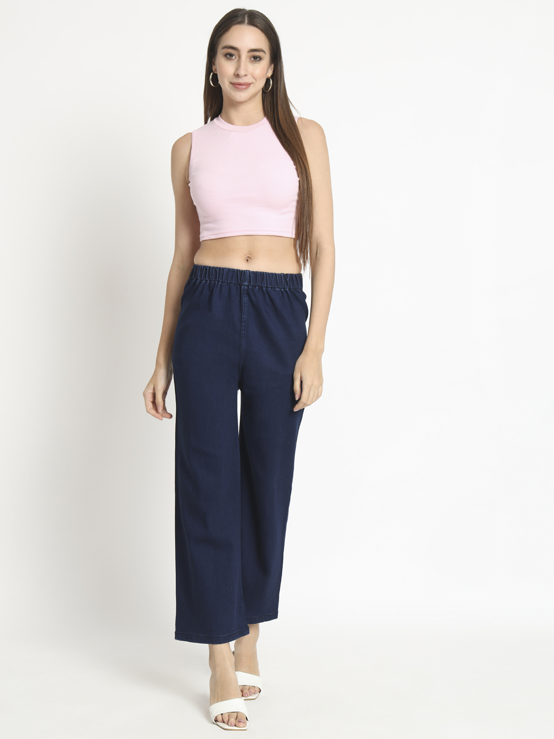 AngelFab Women Royal Blue Jegging