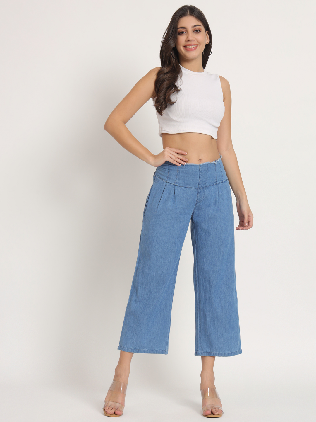 AngelFab Women Relaxed Fit Bata Trouser