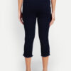 4 AngelFab Women Broad Navy Blue Capri
