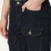 AngelFab Men Straight Fit Navyblue Jeans