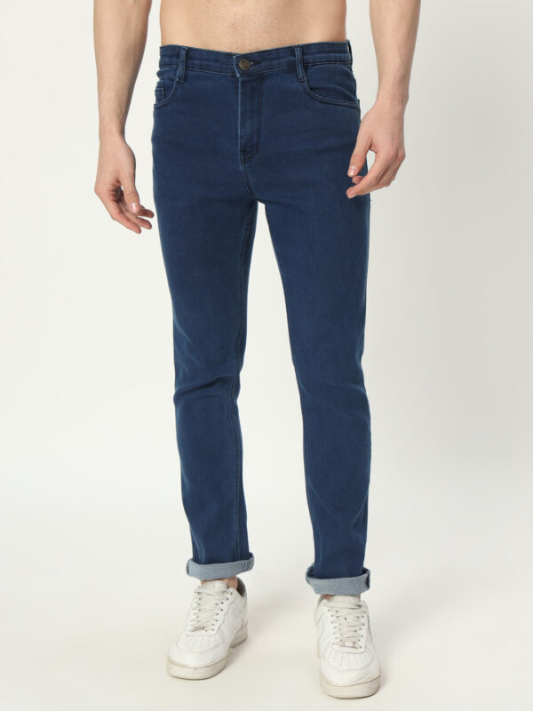 AngelFab Men Skinny Fit Royalblue Jeans