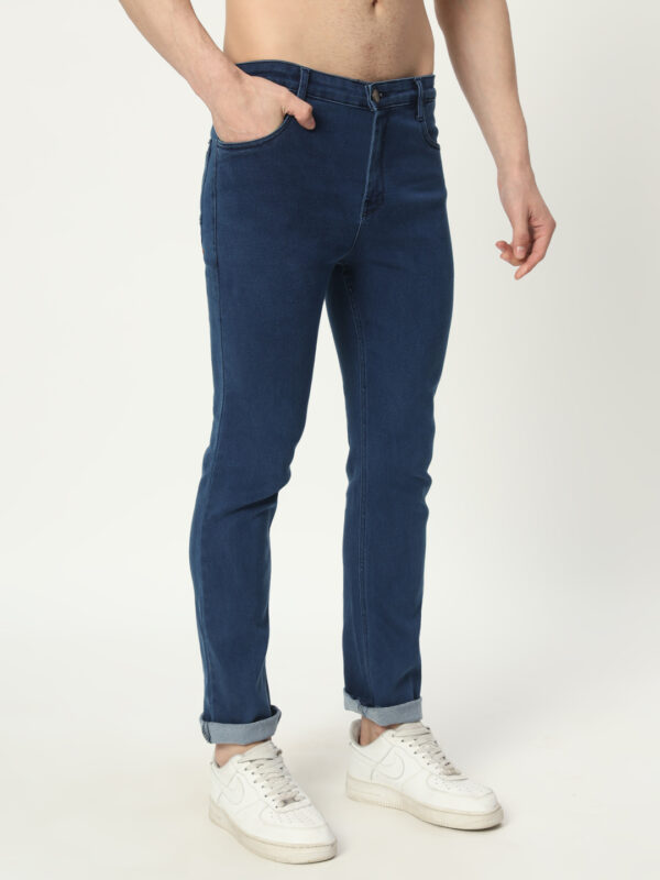 AngelFab Men Skinny Fit Royalblue Jeans