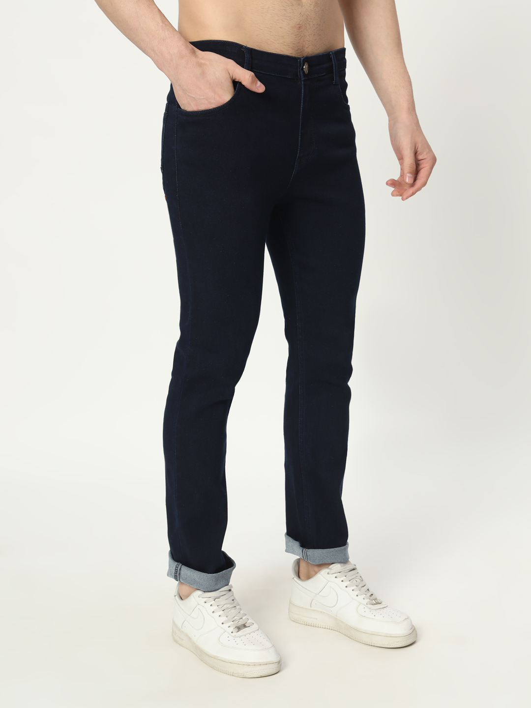 14 feb 2024 aldin05156 AngelFab Men Skinny Fit Navyblue Jeans