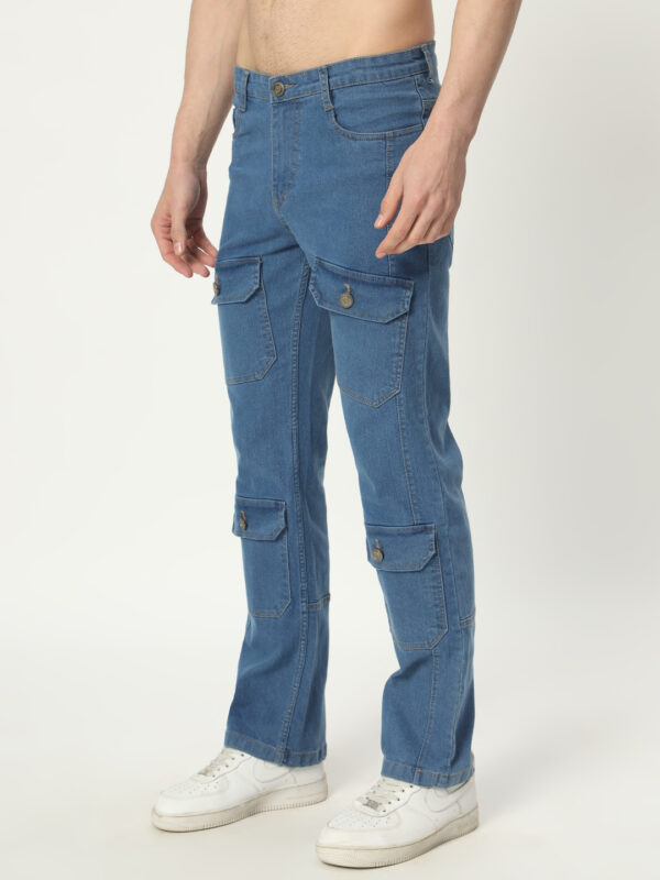 AngelFab Men Straight Fit skyblue Jeans