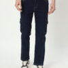 AngelFab Men Straight Fit Navyblue Jeans