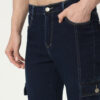 AngelFab Men Straight Fit Navyblue Jeans