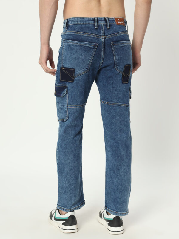 AngelFab Men Straight Fit Skyblue Jeans