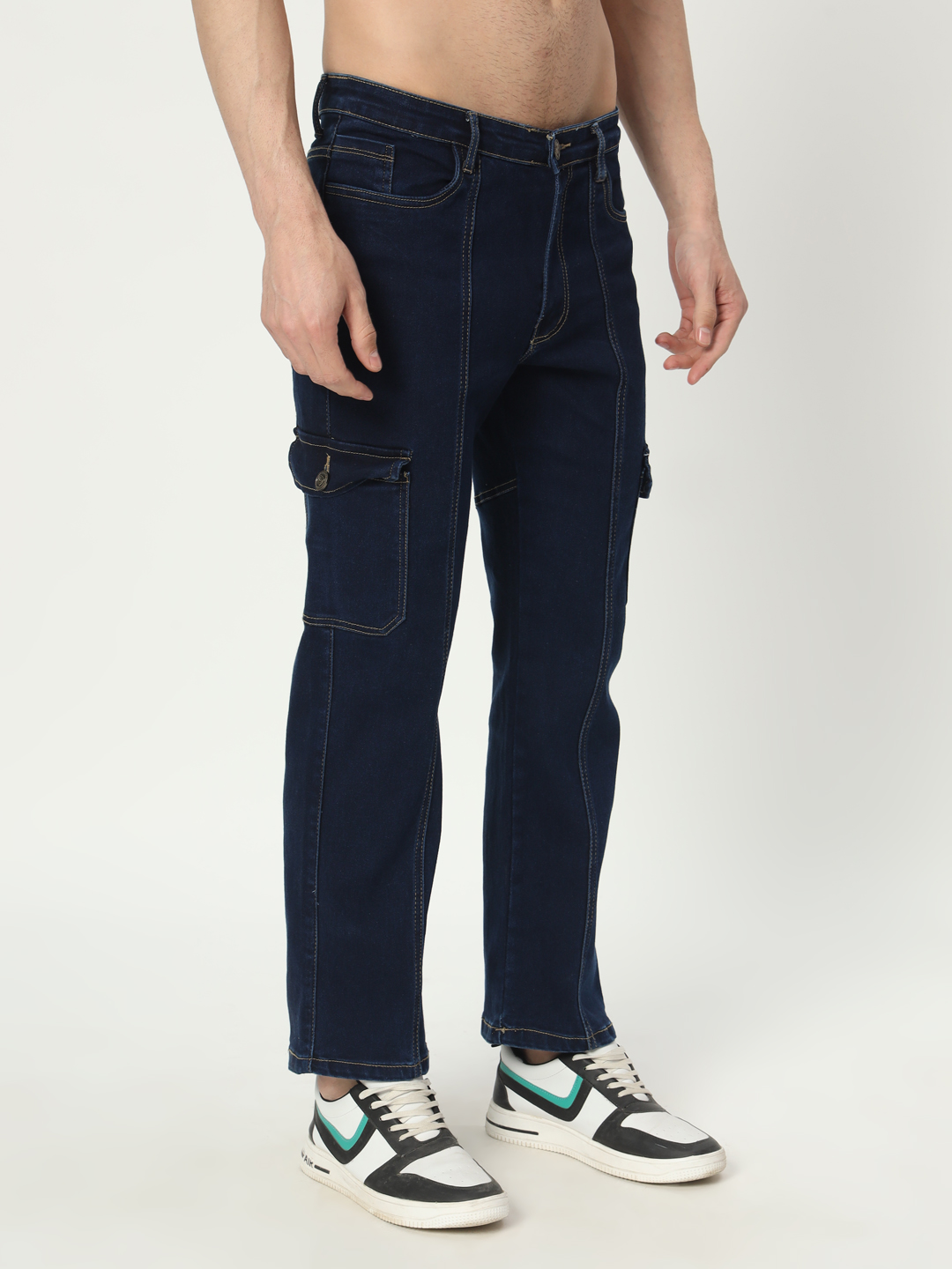 14 feb 2024 aldin05331 AngelFab Men Straight Fit Navyblue Jeans