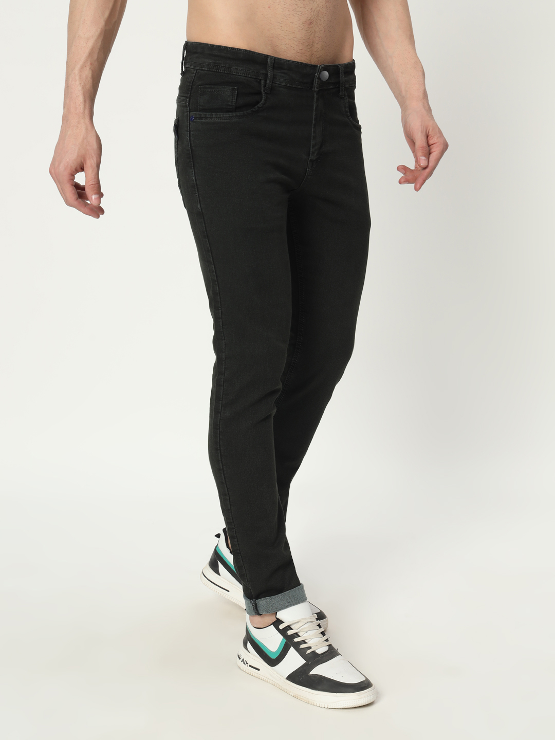 14 feb 2024 aldin05371 AngelFab Men Skinny Fit Green Jeans