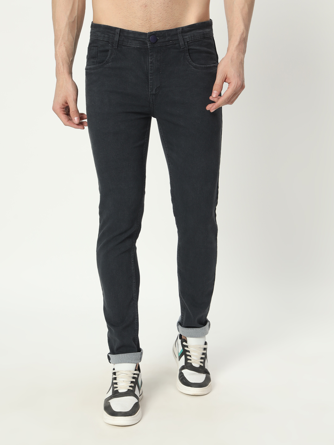 14 feb 2024 aldin05385 AngelFab Men Skinny Fit Grey Jeans