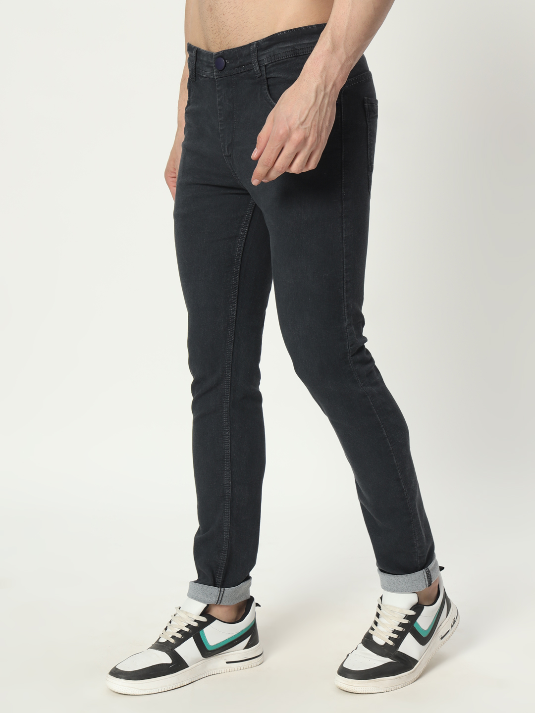 14 feb 2024 aldin05387 AngelFab Men Skinny Fit Grey Jeans