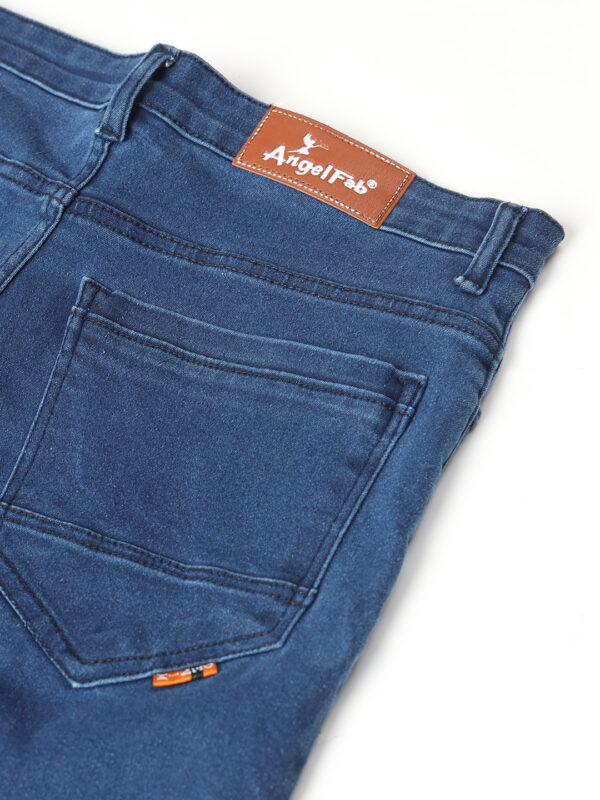 AngelFab Men Skinny Fit Royalblue Jeans