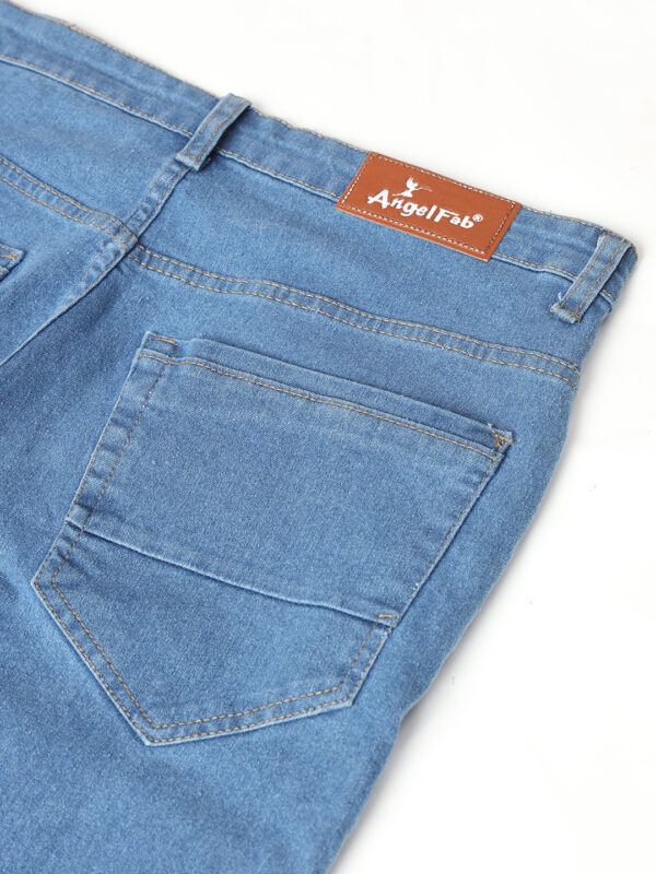 AngelFab Men Straight Fit skyblue Jeans