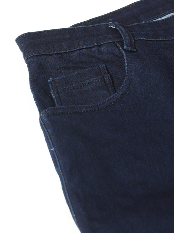 AngelFab Men Skinny Fit Navyblue Jeans