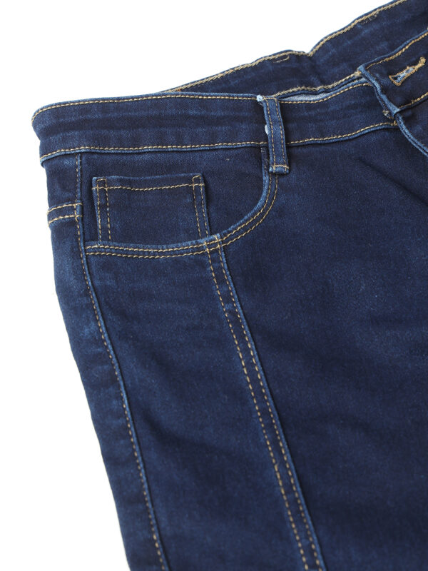 AngelFab Men Straight Fit Navyblue Jeans