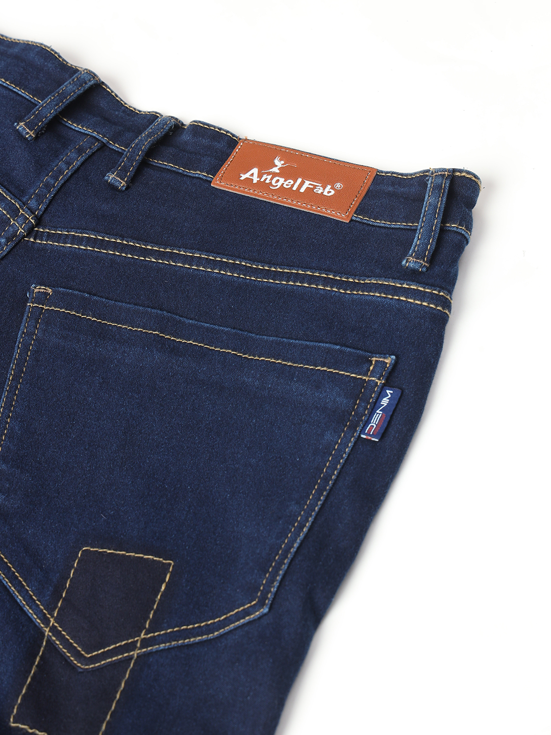 14 feb 2024 aldin05895 AngelFab Men Straight Fit Navyblue Jeans