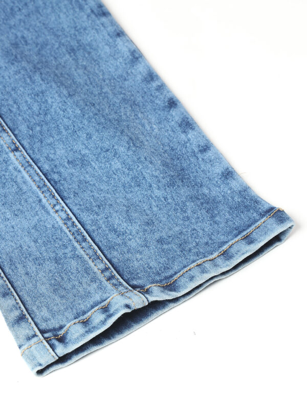 AngelFab Men Straight Fit Skyblue Jeans