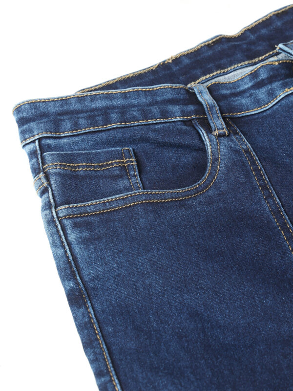 AngelFab Men Straight Fit Royalblue Jeans